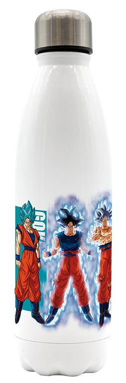 Botella de agua acero Goku transformaciones Dragon Ball