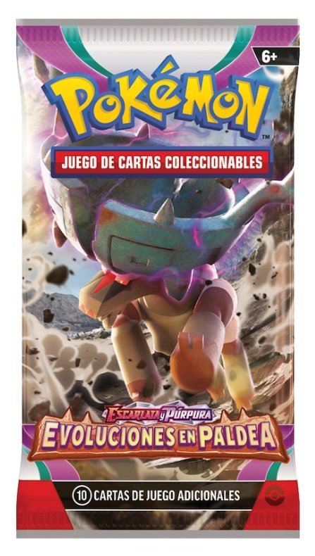 Sobre de Cartas Evoluciones en Paldea Pokemon TCG (castellano)