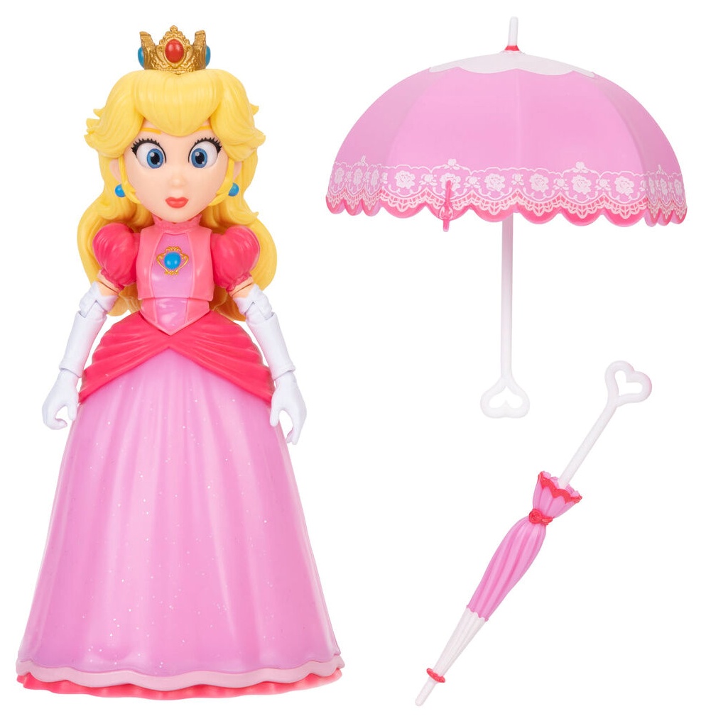 Figura Peach Super Mario Galaxy Movie Jakks Pacific 13cm
