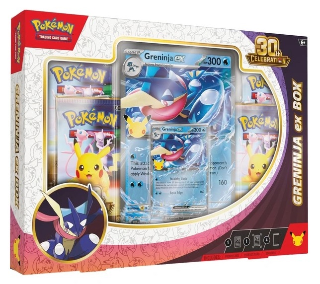 Juego de Cartas 30 Aniversario Greninja Pokemon TCG (ingles)