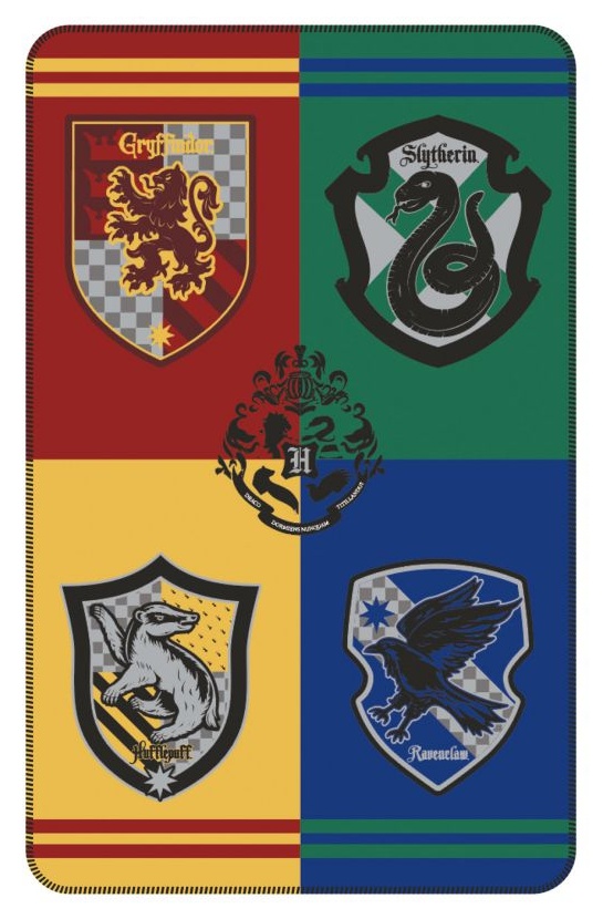 Manta coralina Emblemas Harry Potter