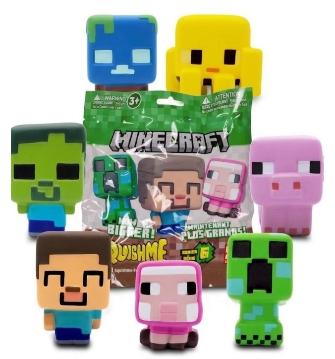 Figura Sorpresa Squishme Serie 6 Minecraft