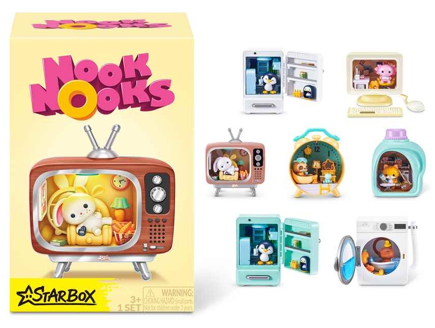 Starbox Sorpresa Nook Nooks Animal con Casita LED Serie 1 Zuru